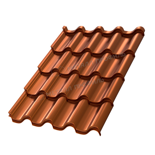 Металлочерепица Монтеросса 0.5 Agneta Copper — купить в Тобольске