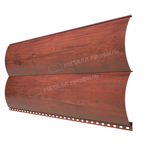 Металлосайдинг Блок Хаус Ecosteel 0.45 Античный дуб — купить в Тобольске