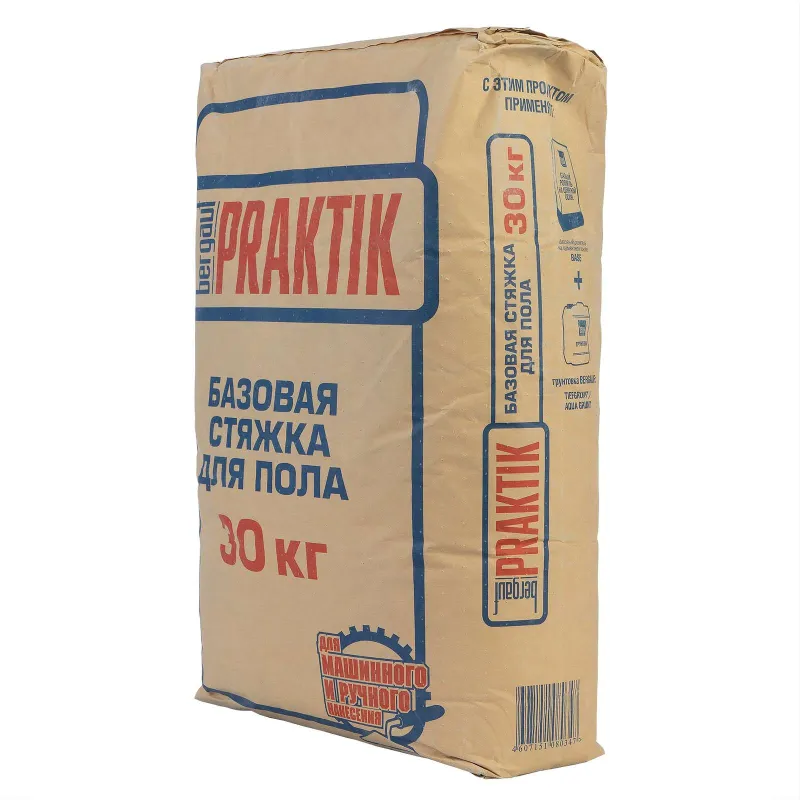 Стяжка пола Bergauf Praktik М-200 30 кг — купить в Тобольске