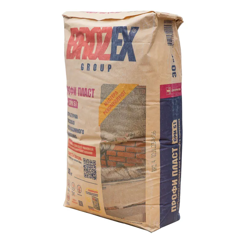 Штукатурка Brozex GPM 51 Профи гипсовая 30 кг — купить в Тобольске